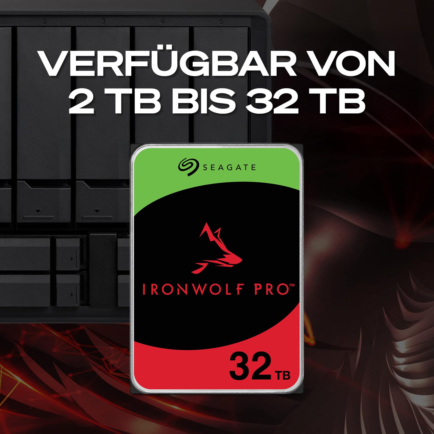 Seagate IronWolf Pro ST12000NTZ01 NAS-HDD 12TB 7200