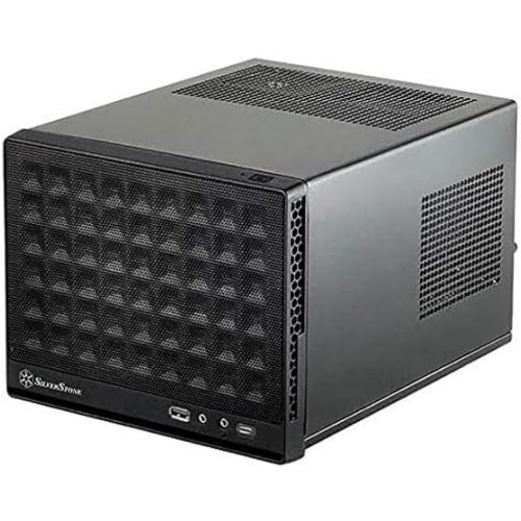 SilverStone SUGO SG13B-C Gehäuse Mini-ITX Mesh Schwarz USB-C