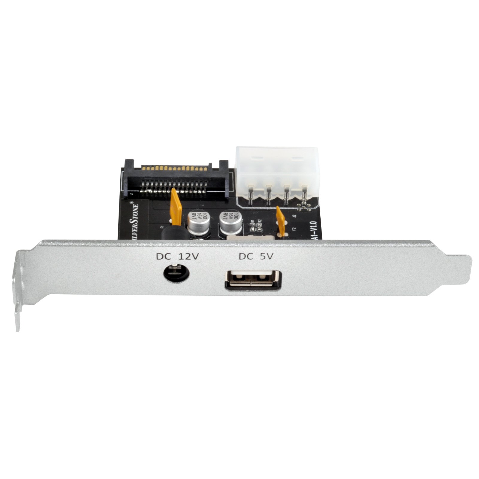 SilverStone ECP01 Strom Adapterkarte 12V DC USB Typ A