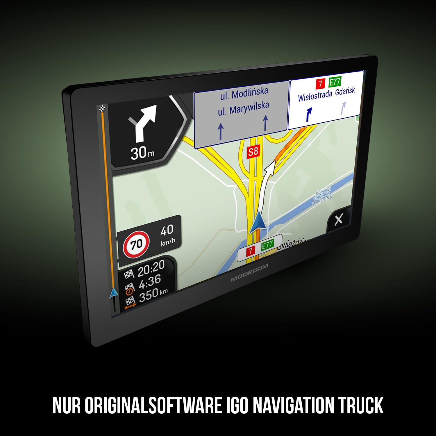 Modecom Freeway CX 9.4 Navigationsgerät 9 Zoll Bluetooth iGO