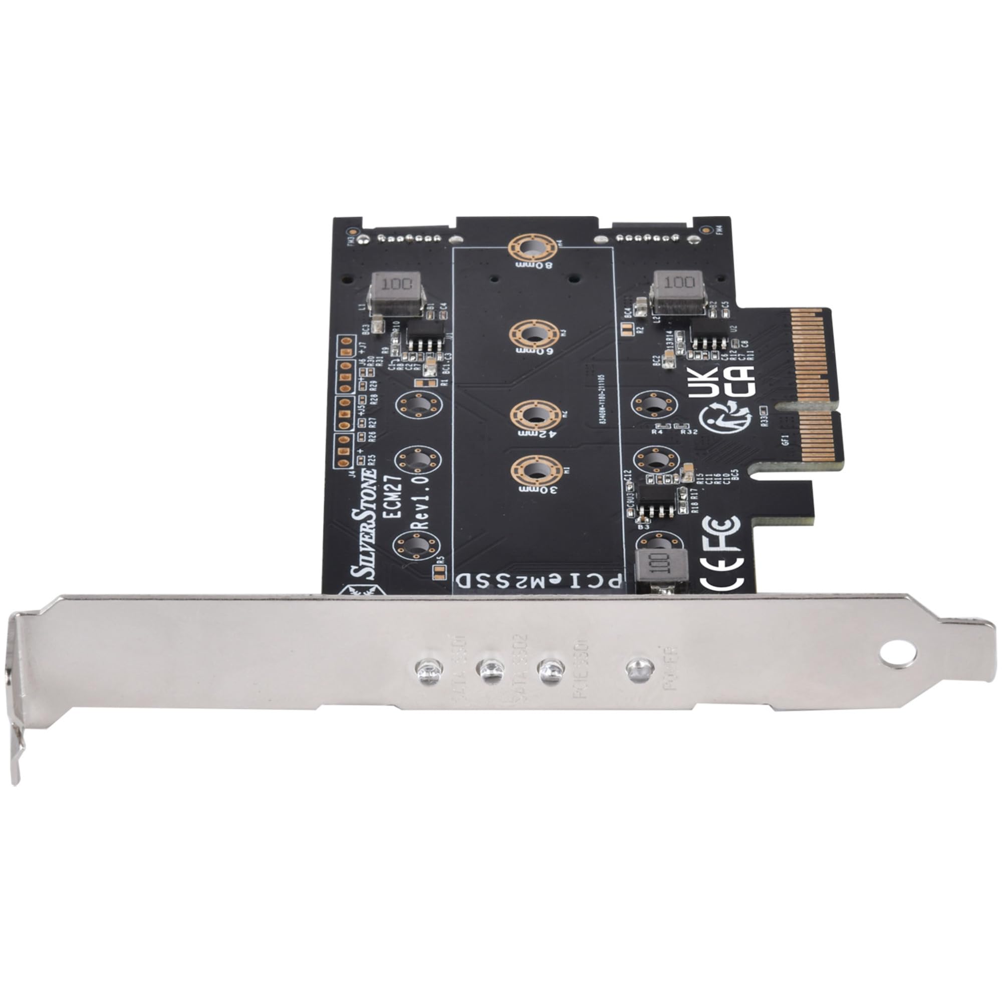 SilverStone Case Storage ECM27 M.2 Adapterkarte PCIe Gen4