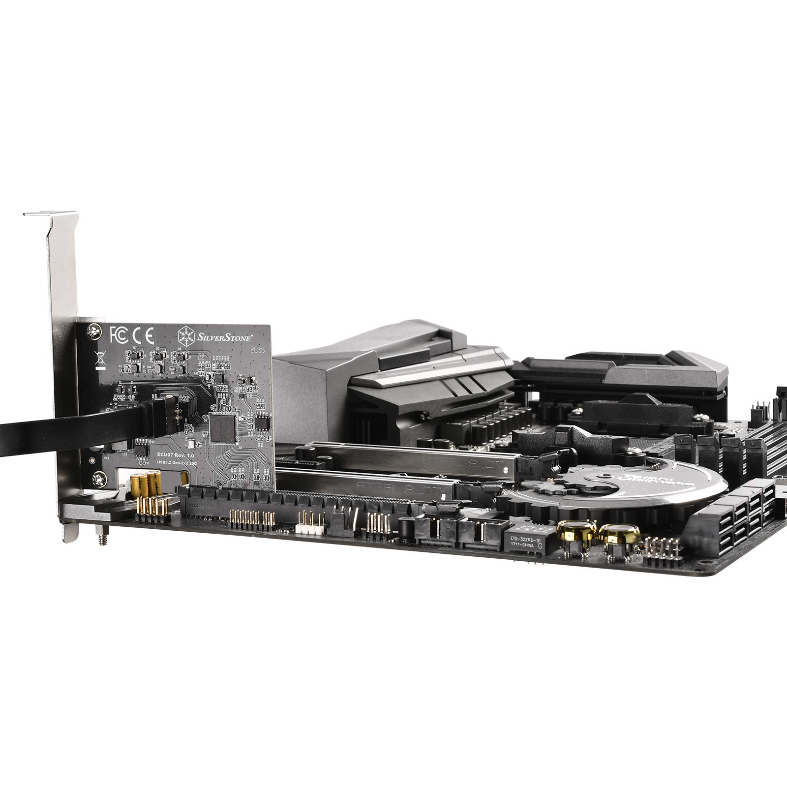 SilverStone Work Station ECU07 USB-Karte 20Gbps Type-C PCIe