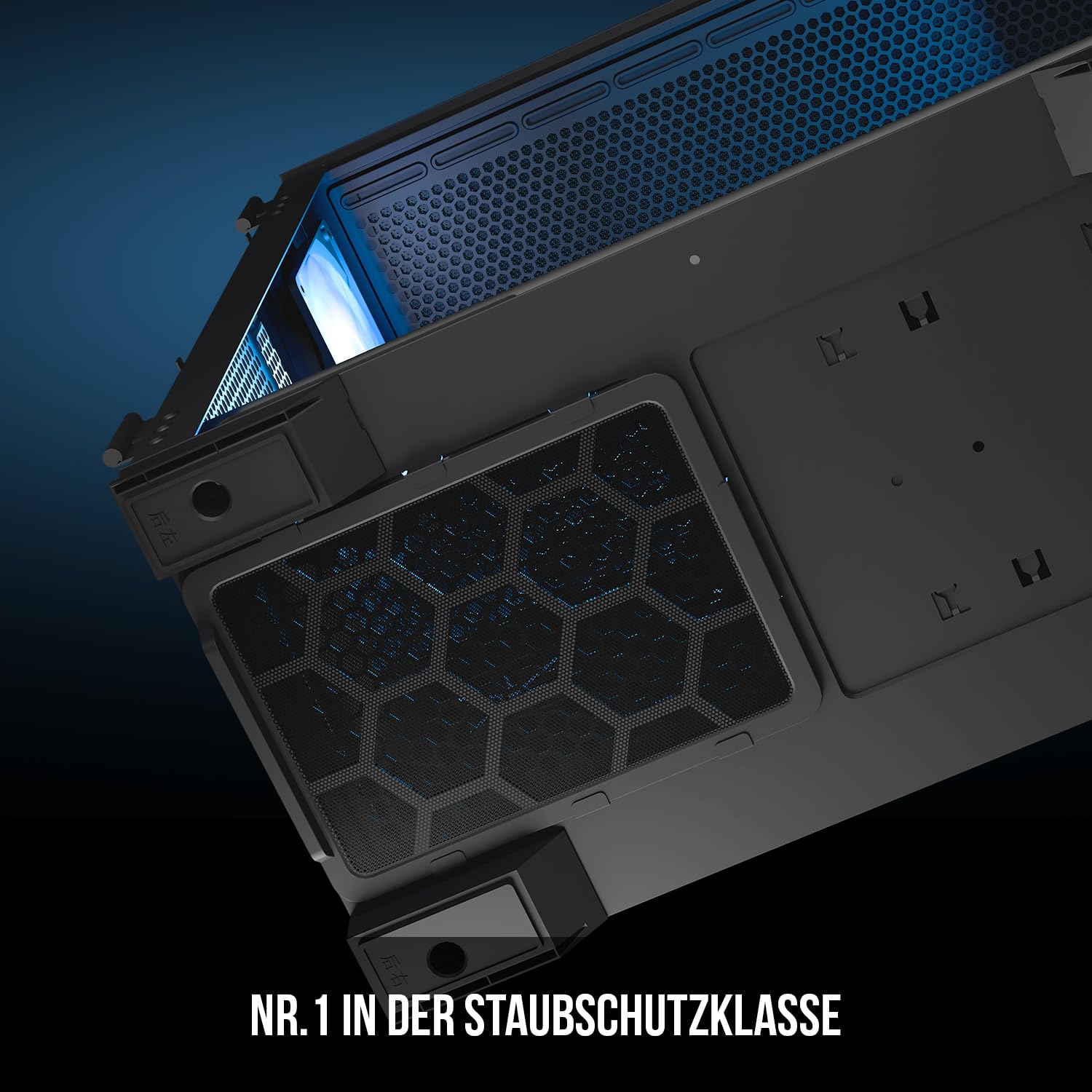 Modecom Horizon ARGB Flow E-ATX PC-Gehäuse Schwarz Lüfter