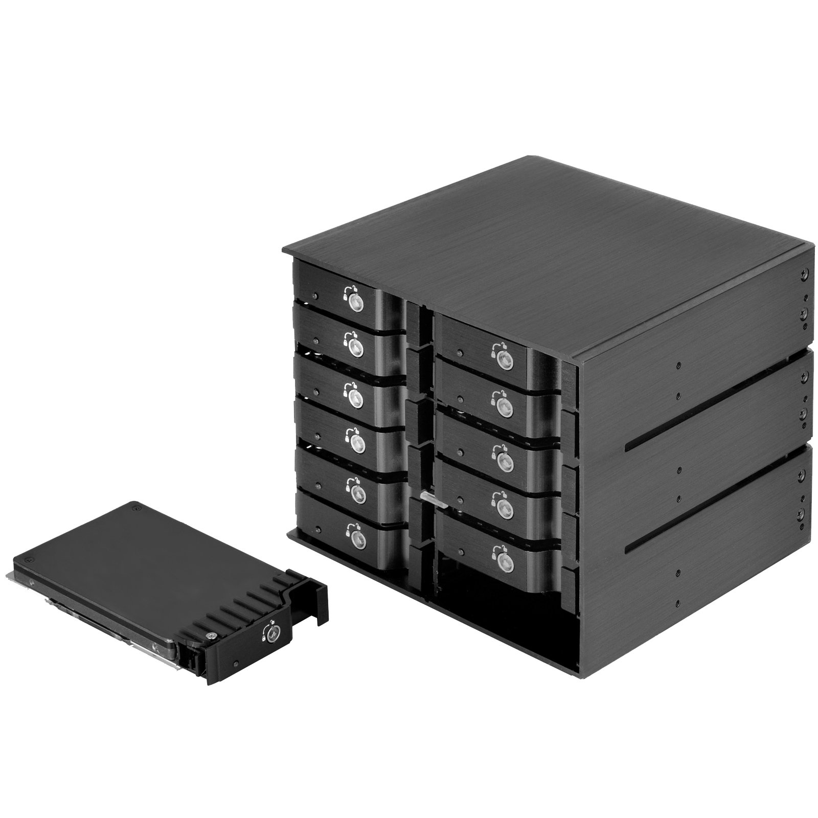 SilverStone SST-PTS01B Festplatten-Gehäuse 2,5 Zoll USB 3.0 schwarz