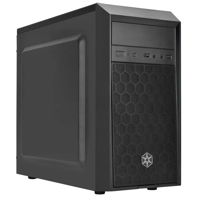 SilverStone Precision PS16B Mini-Tower Gehäuse Micro-ATX schwarz