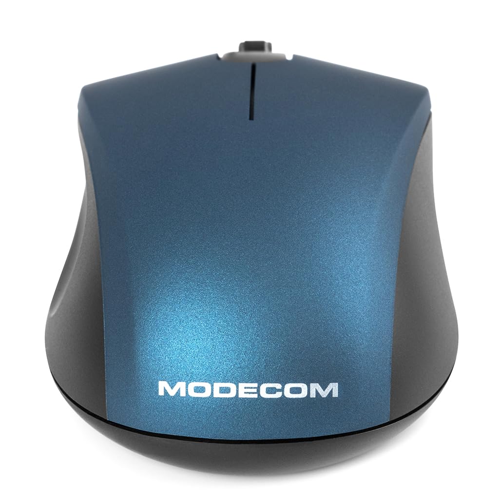 Modecom Mice MC-WM10S Funkmaus blau leise 2,4 GHz