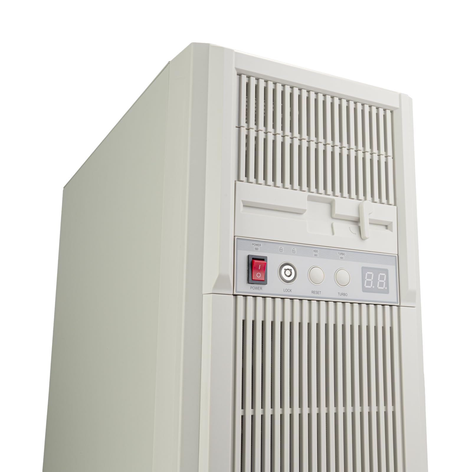 SilverStone FLP03 M-ATX Retro-Gehäuse Weiß 360mm