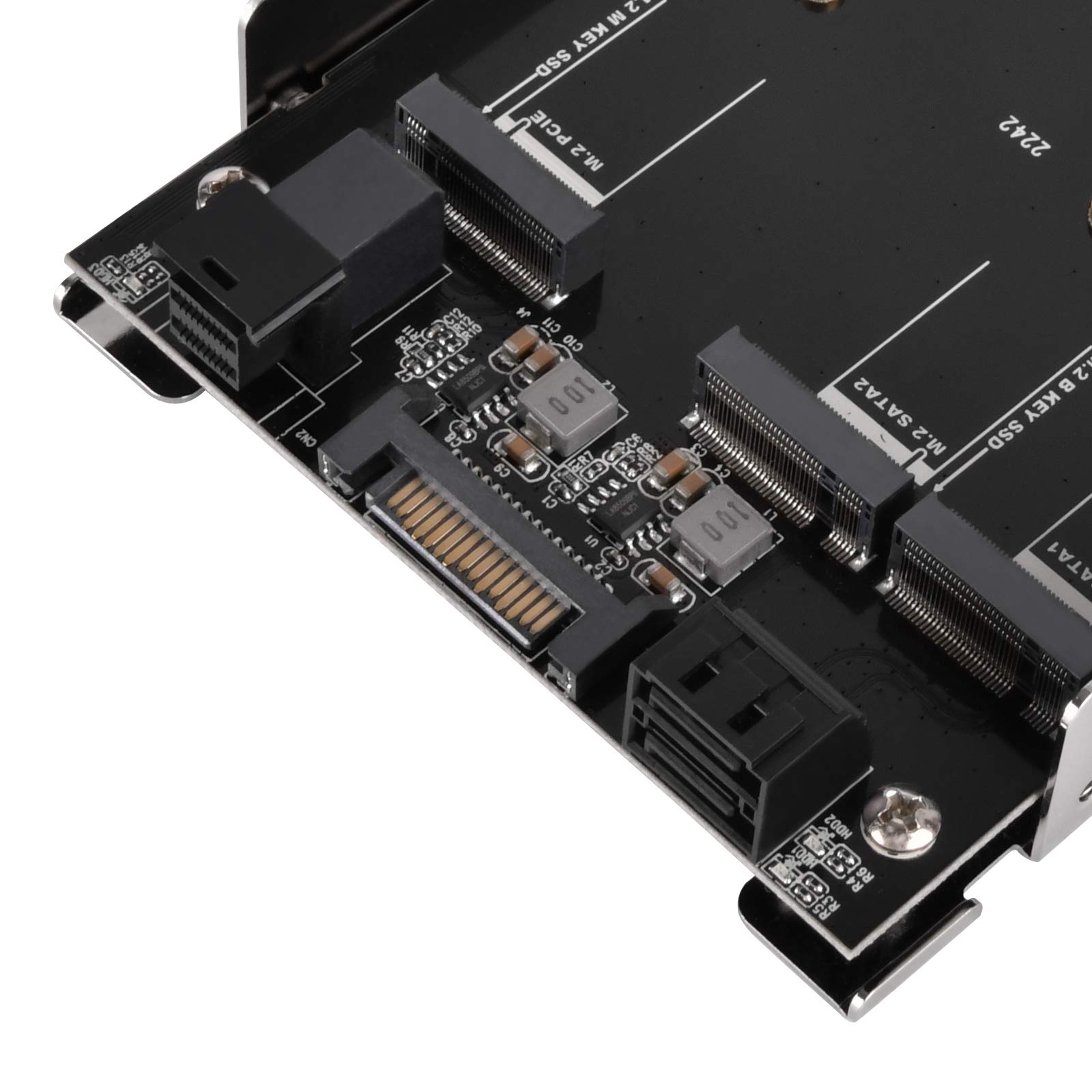 SilverStone SDP12 M.2 SSD Halterung 3,5 Zoll NVMe SATA