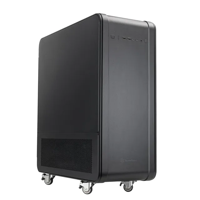 SilverStone ALTA T1 Super-Tower Alu-Gehäuse Schwarz