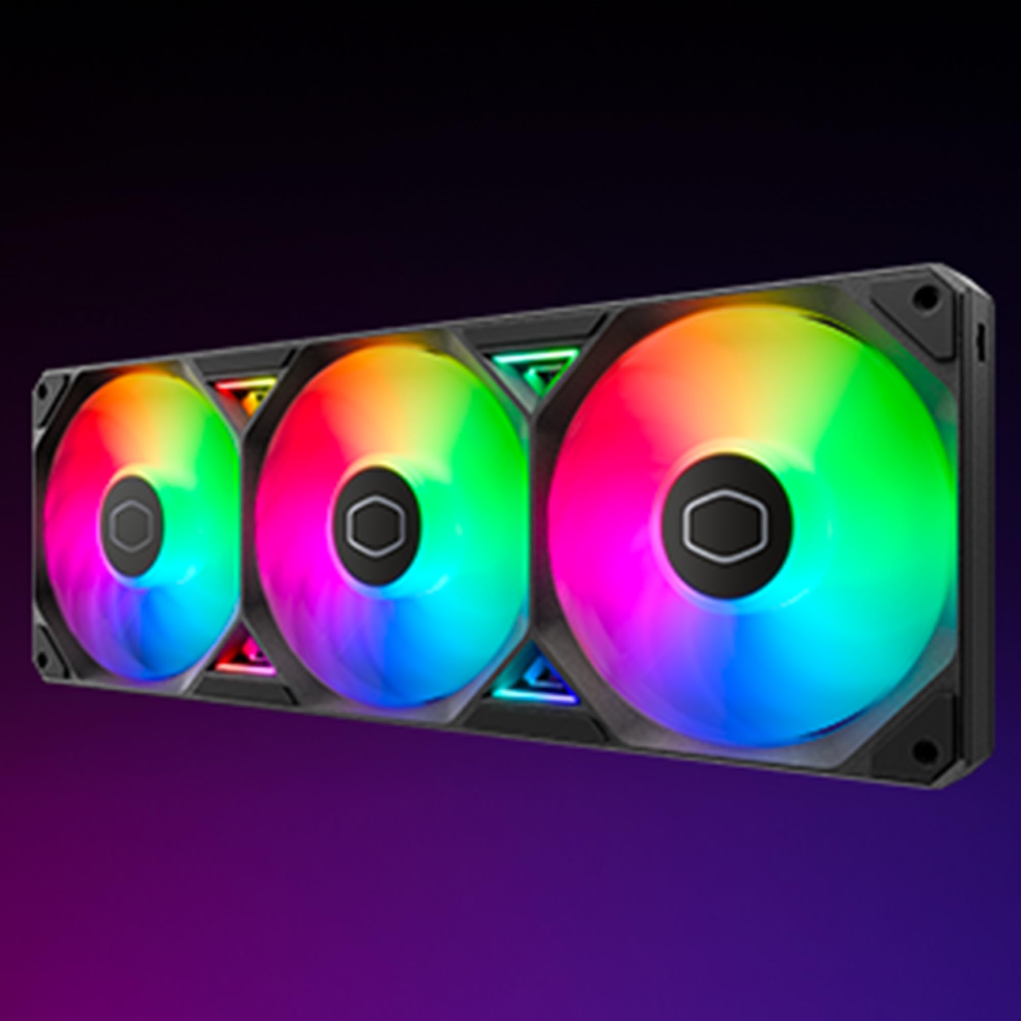Cooler Master SickleFlow Edge 360 ARGB Gehäuselüfter 3er PWM schwarz