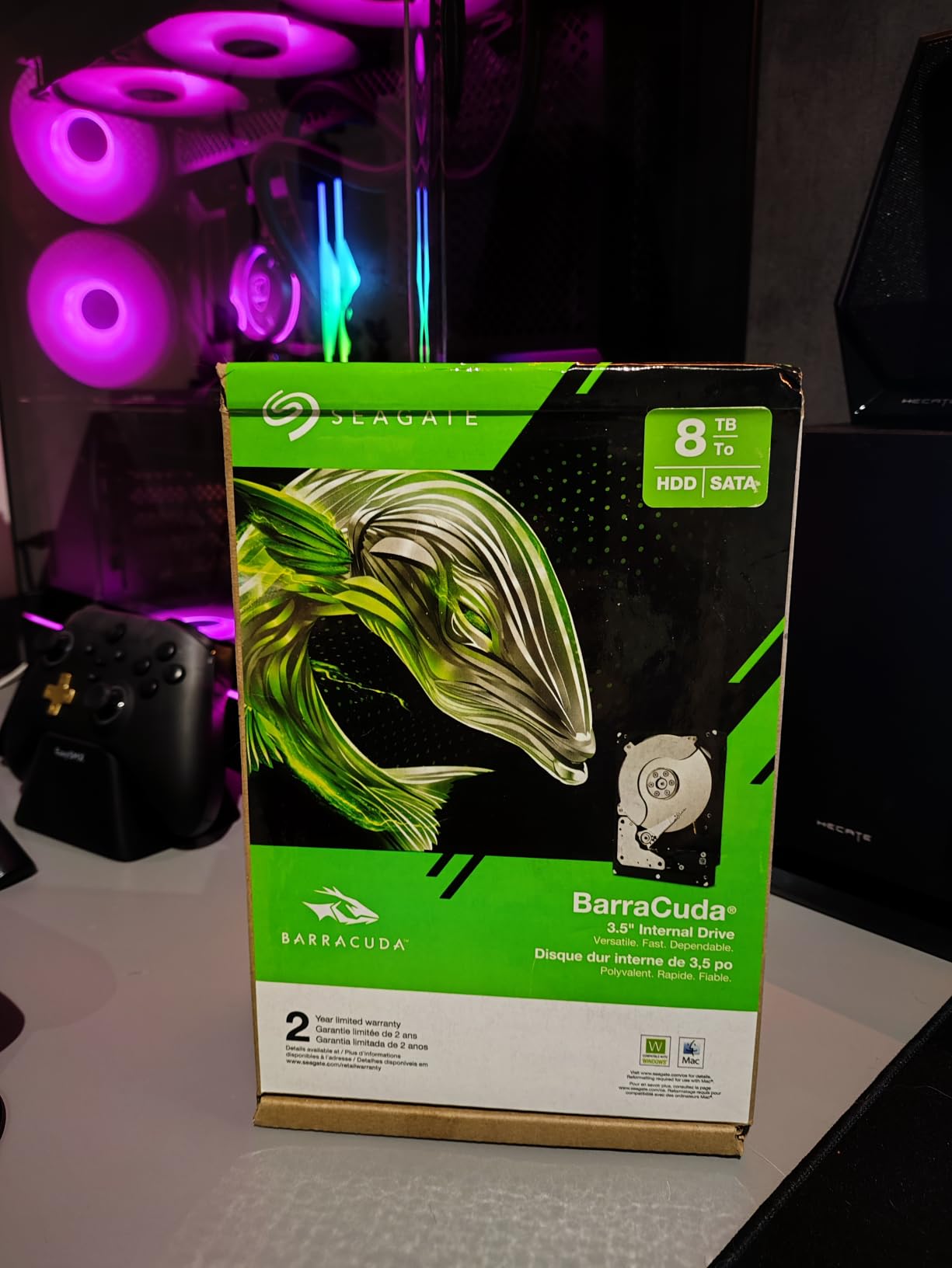Seagate BarraCuda 8TB interne Festplatte SATA ST8000DMZ04