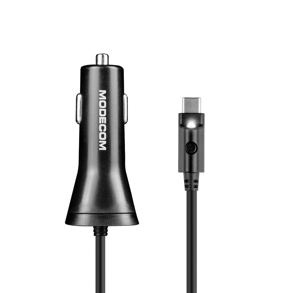 Modecom KULC Royal Kfz-Ladegerät USB-C QC 3.0 schwarz