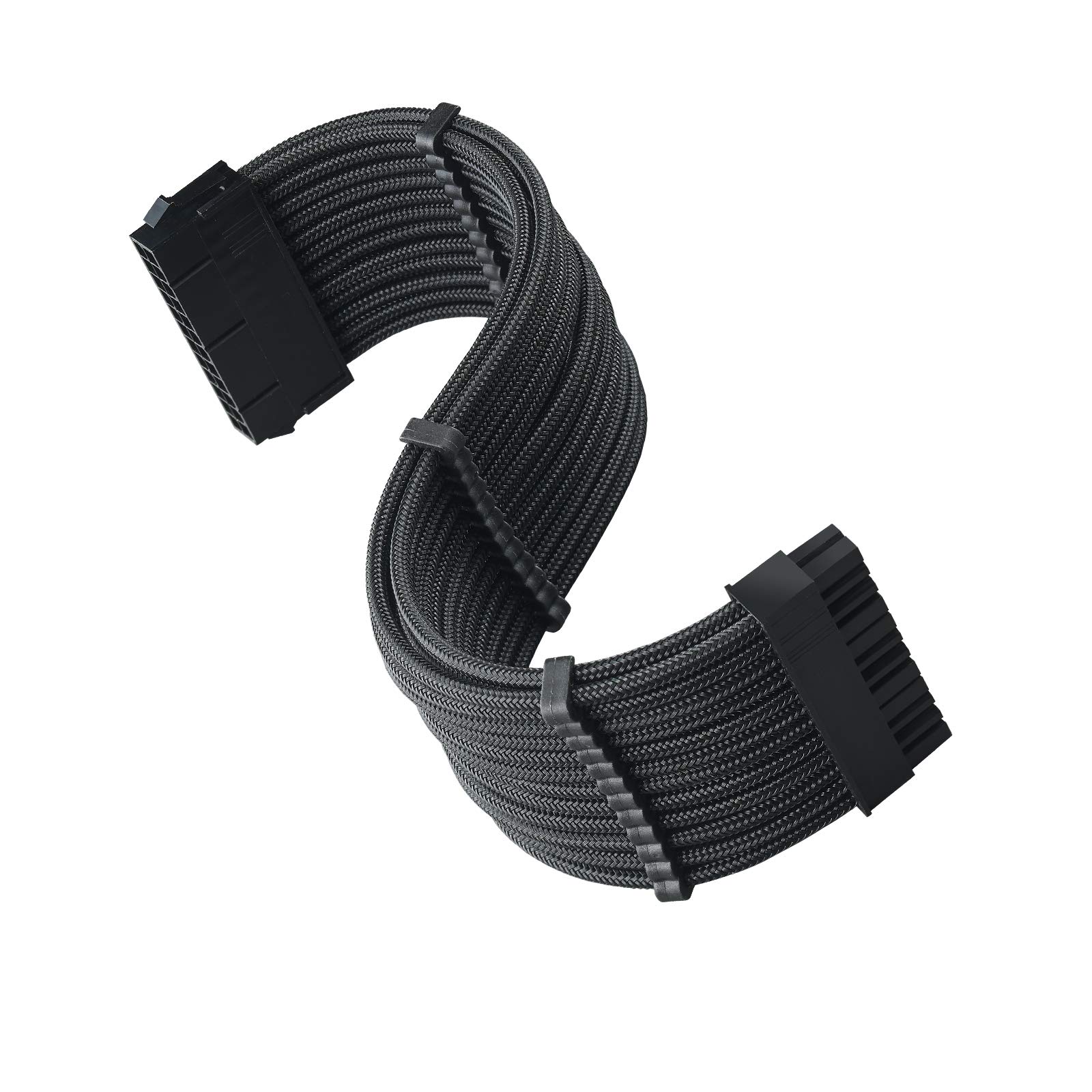 SilverStone PP07E-MBB ATX Kabel 24-Pin schwarz 30cm