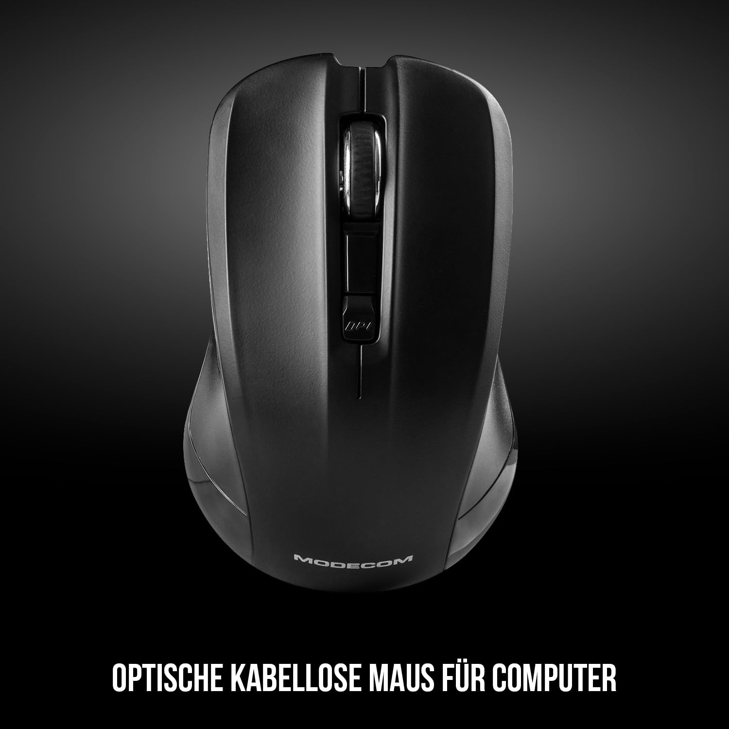 Modecom MC-WM9.1 Maus schwarz kabellos 1600 DPI