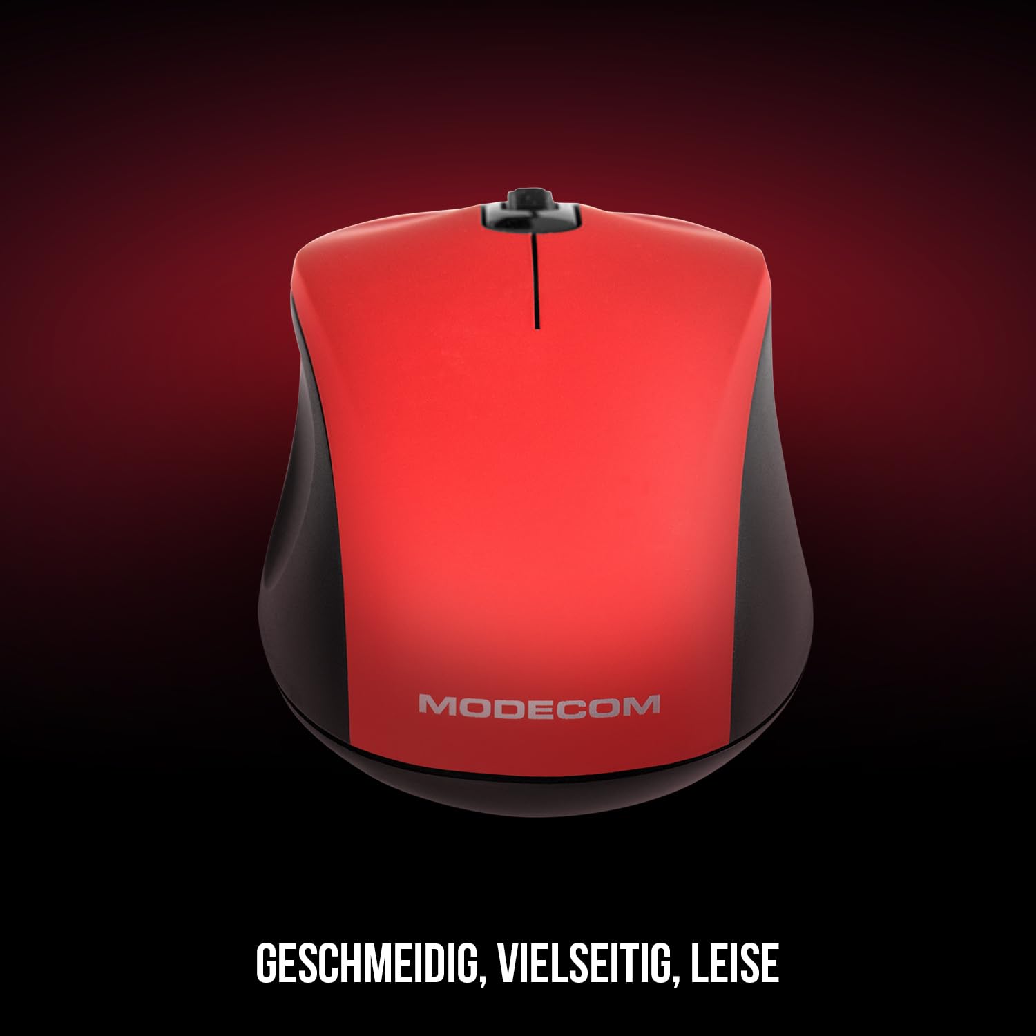 Modecom Mice MC-M10S USB Maus rot leise optisch