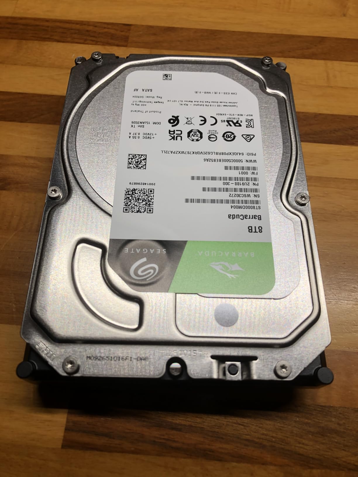 Seagate BarraCuda 8TB interne Festplatte SATA ST8000DMZ04