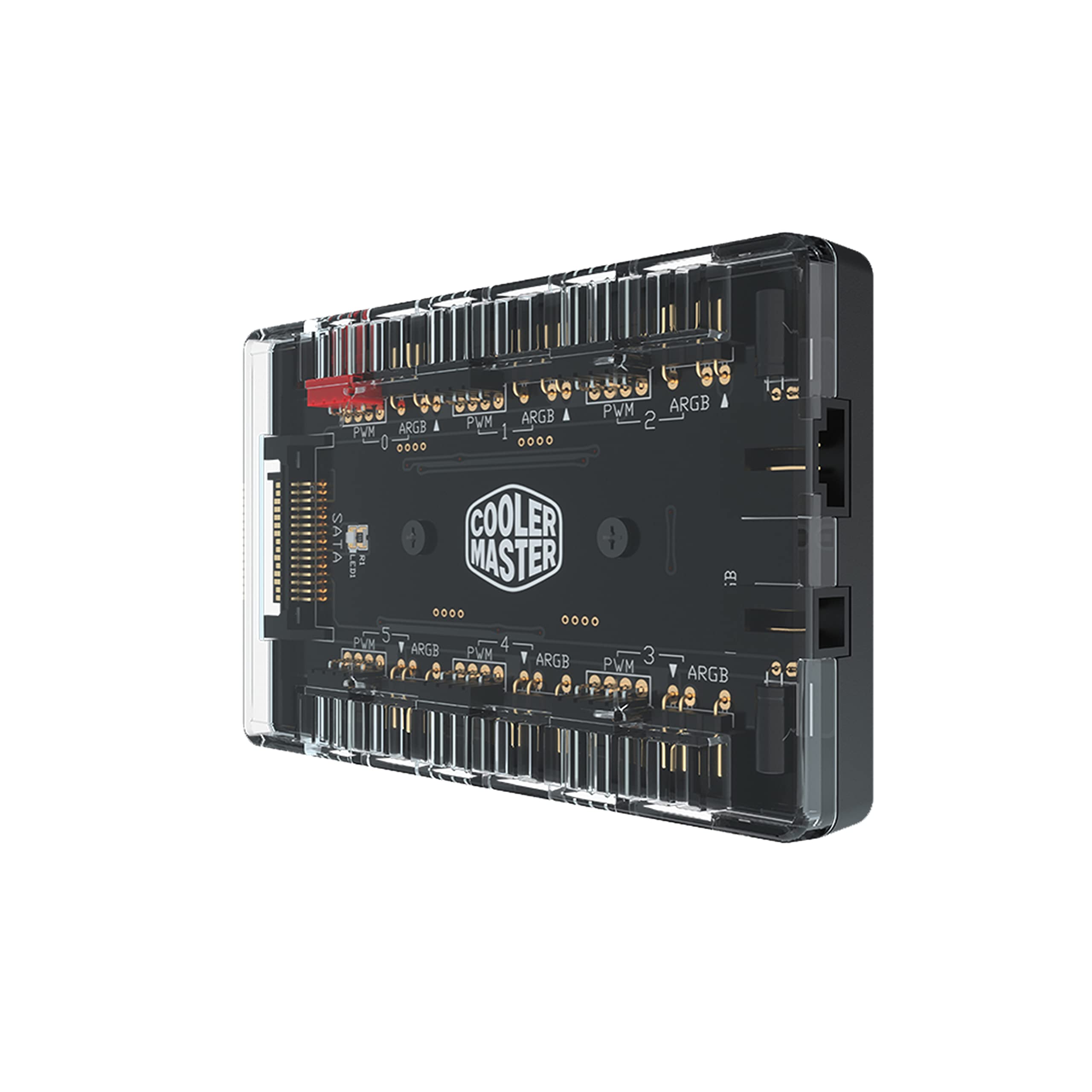 Cooler Master MasterFan ARGB PWM Hub Lüfter-Hub 6-fach Magnet