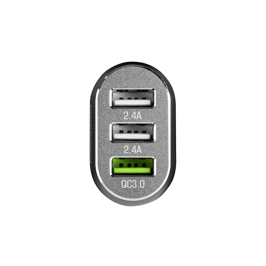 Modecom CU3 QC 3.0 Kfz-Ladegerät schwarz 3-Port Schnelllader