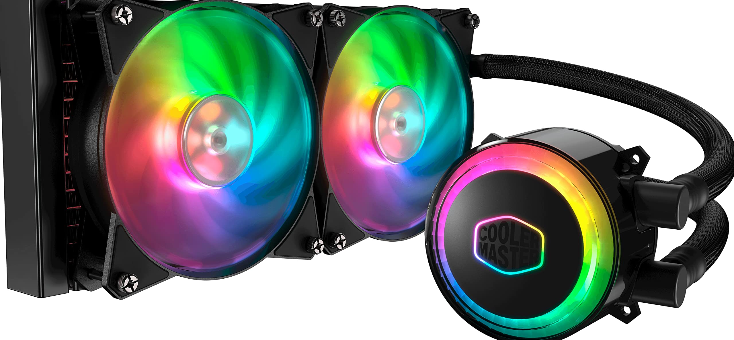 Cooler Master MasterLiquid PL240 Flux CPU-Kühler 240mm ARGB