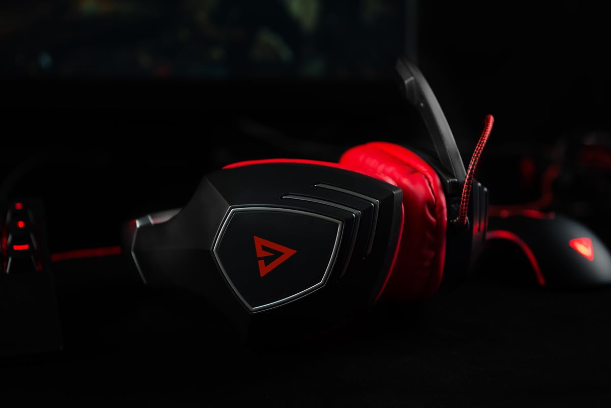 Modecom Volcano MC-831 Rage Headset USB rot 50 mm