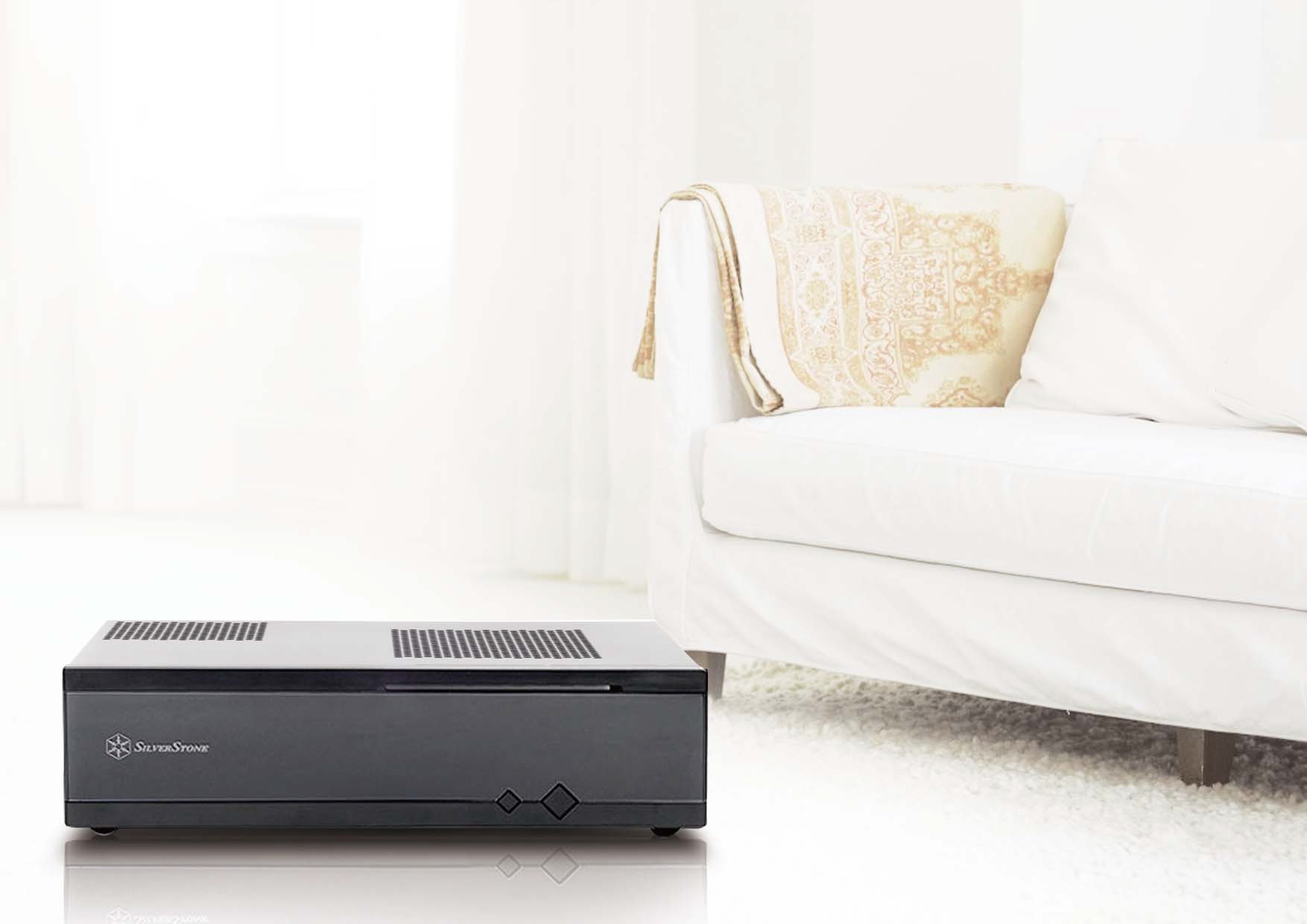 SilverStone Milo ML05B Mini-ITX Gehpdeuse schwarz 7 Liter