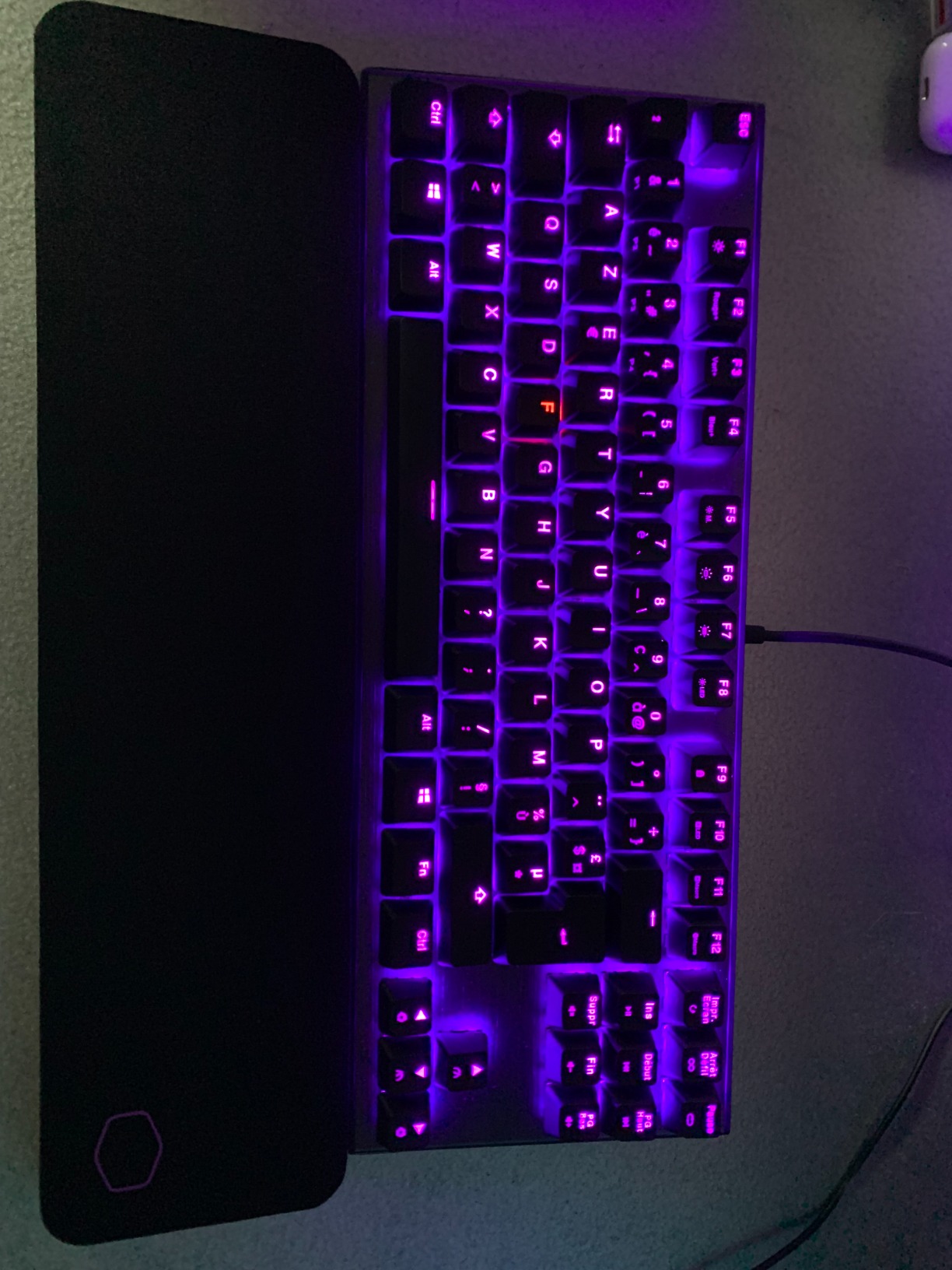 Cooler Master CK530 V2 CK-530-GKTR1-FR Gaming-Tastatur rot