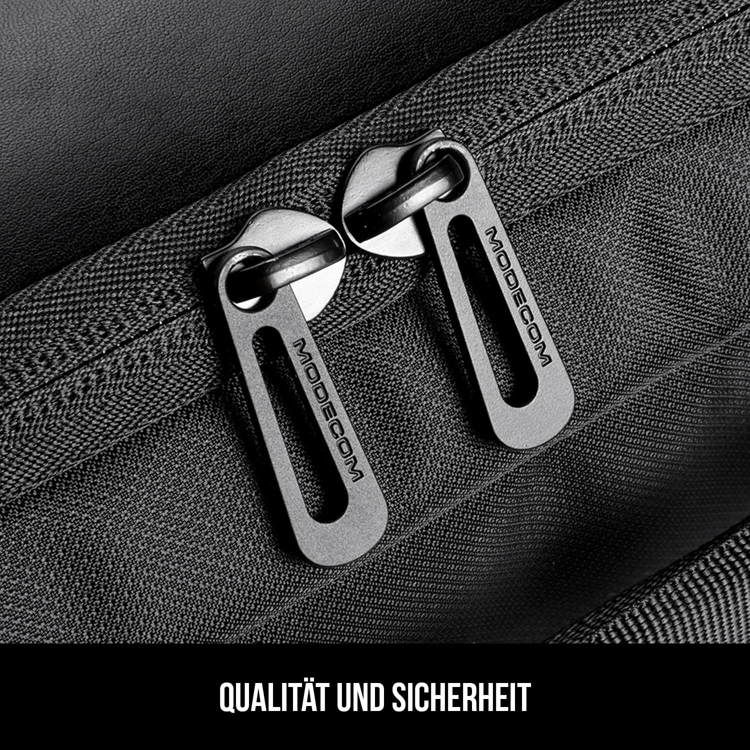 Modecom Split Laptoptasche 15,6 Zoll Schwarz Schultergurt