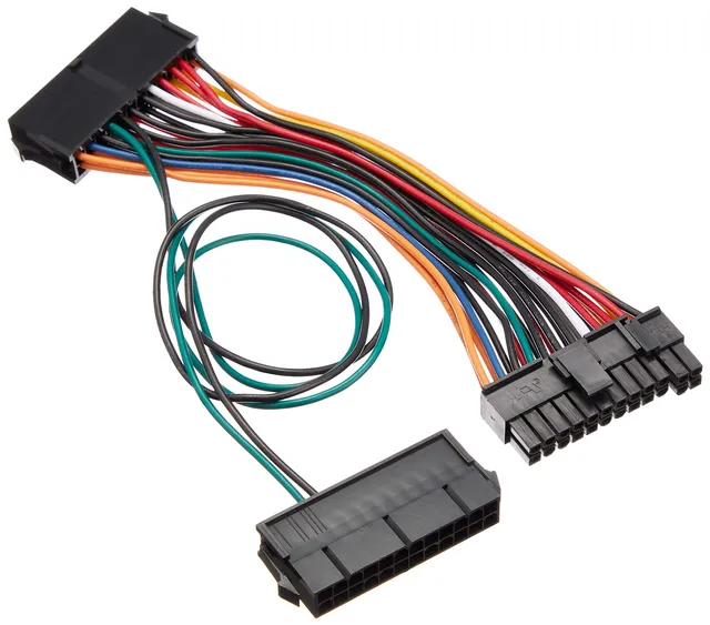 SilverStone Essential PP10 Netzteil Adapter Dual-24Pin 50cm