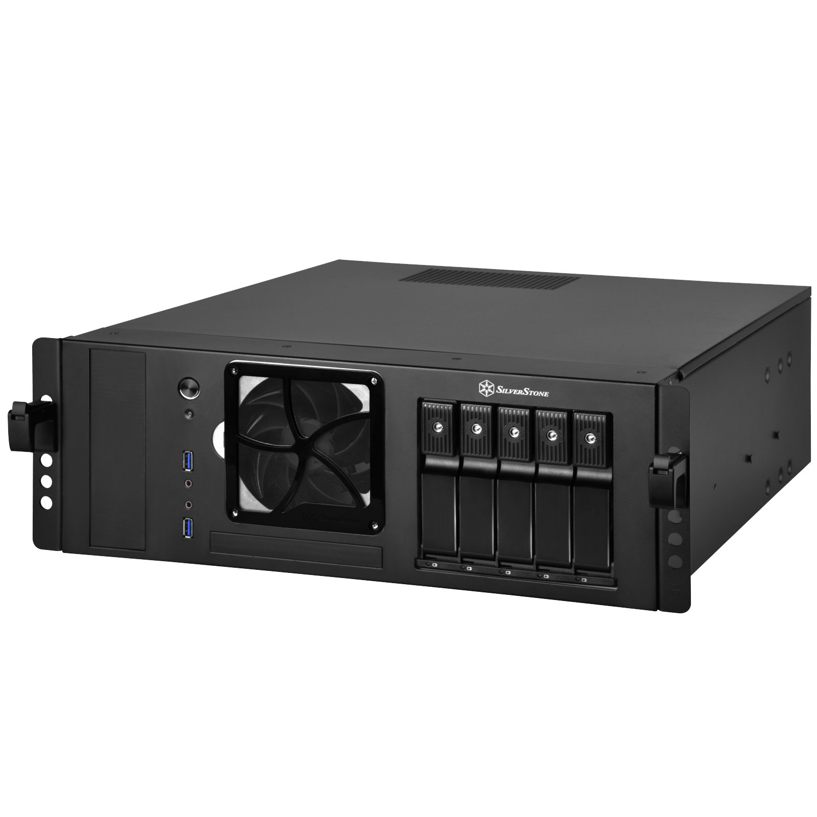 SilverStone CS01S-HS Mini-ITX Gehäuse silber 6x 2,5" Hot-Swap
