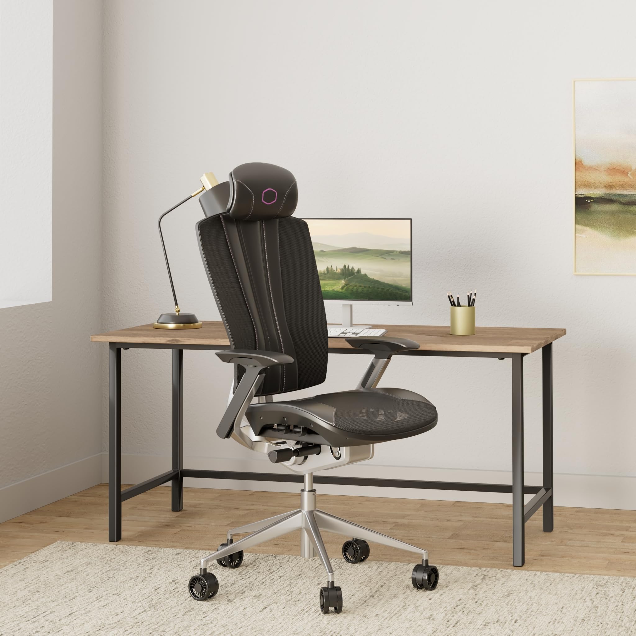 Cooler Master ERGO L Gamingstuhl schwarz 200 kg Netz