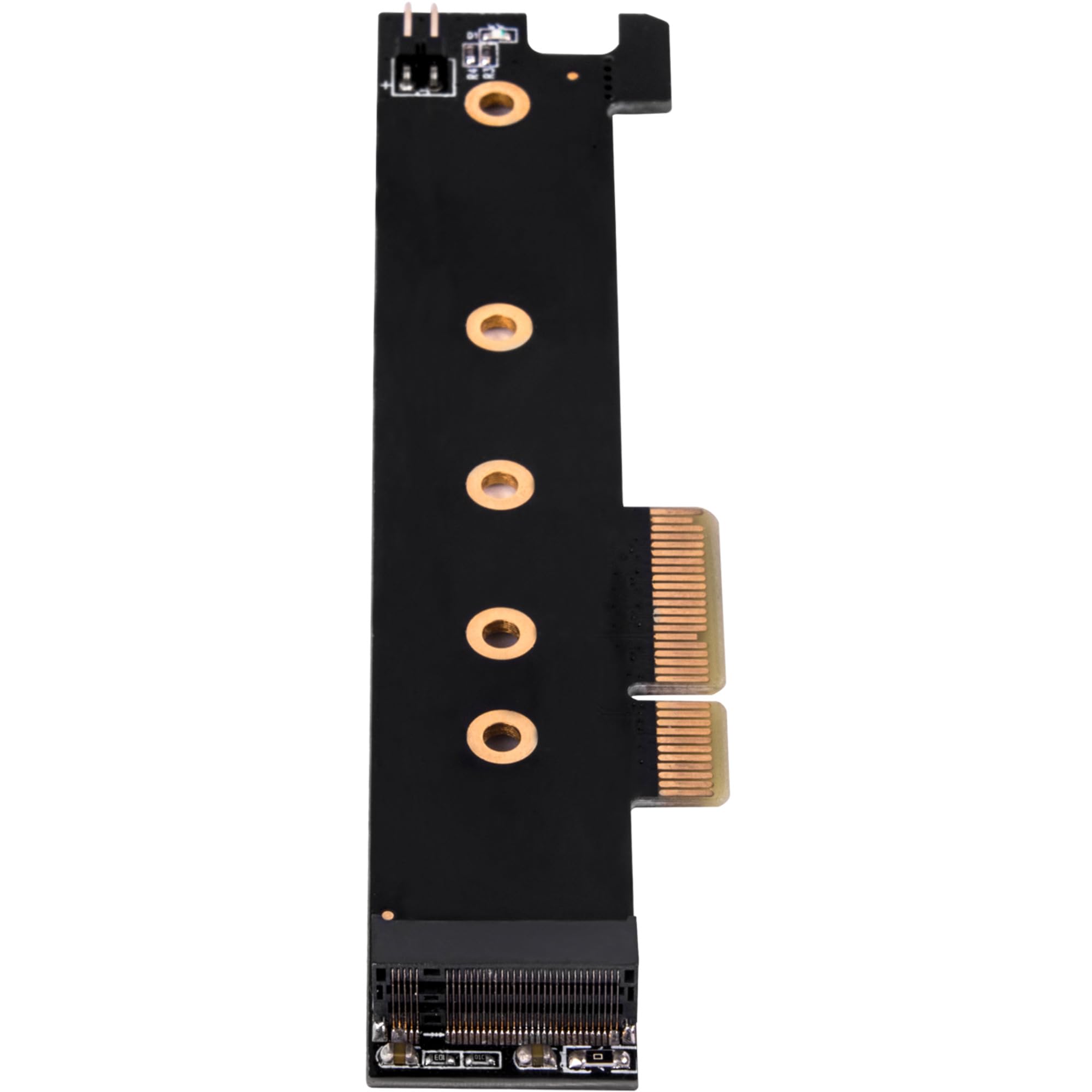 SilverStone ECM26 Case Storage M.2 NVMe auf PCIe x4 Adapter schwarz