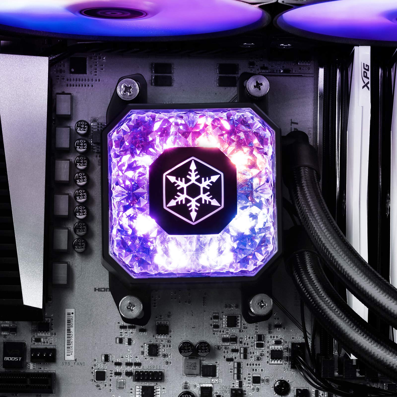 SilverStone IceGem 240P ARGB Wasserkühlung 240mm Threadripper