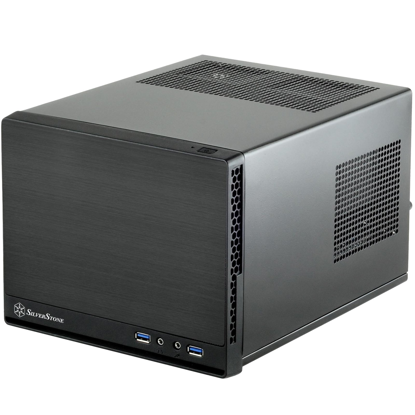 SilverStone Sugo SG13B-Q Mini-ITX Gehäuse schwarz Cube