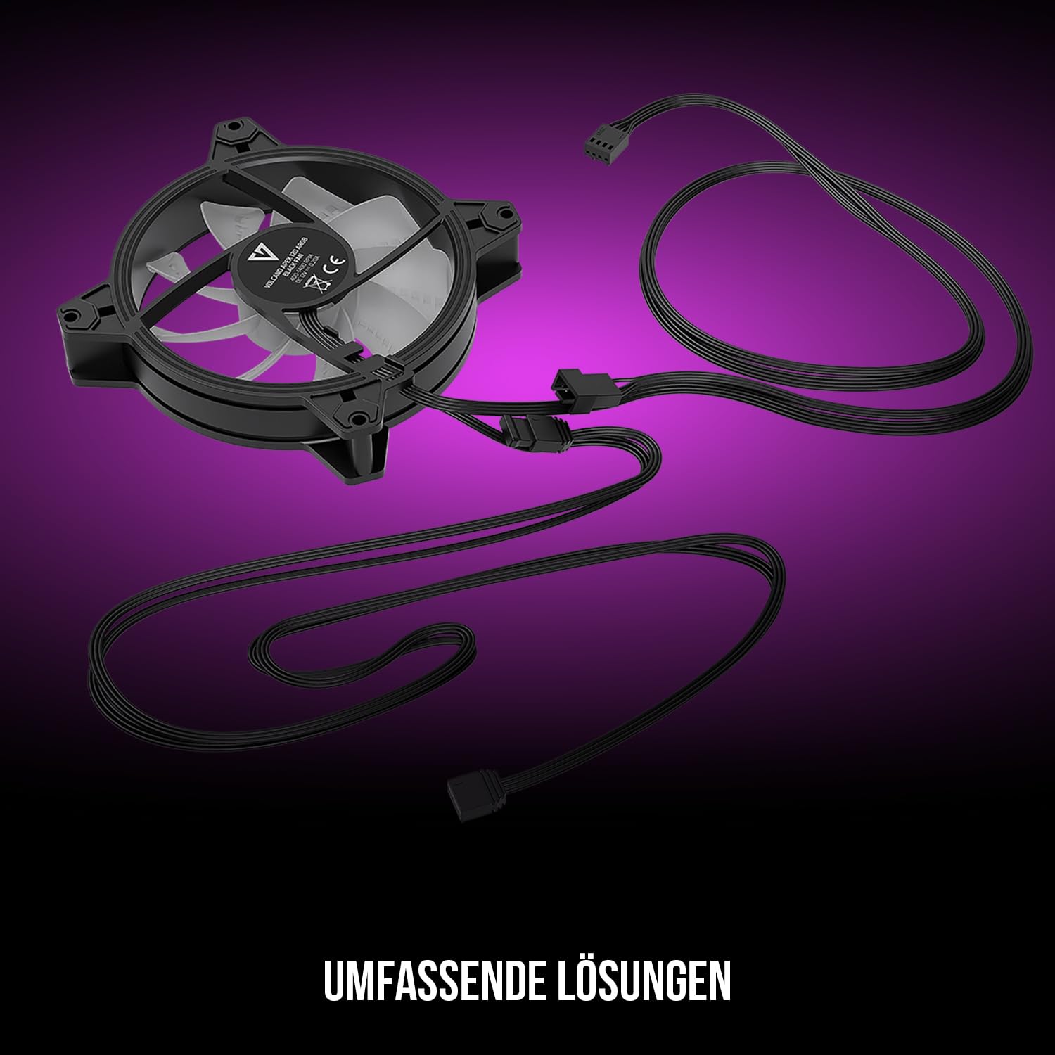 Modecom Volcano Apex ARGB Gehäuselüfter 120mm Schwarz PWM