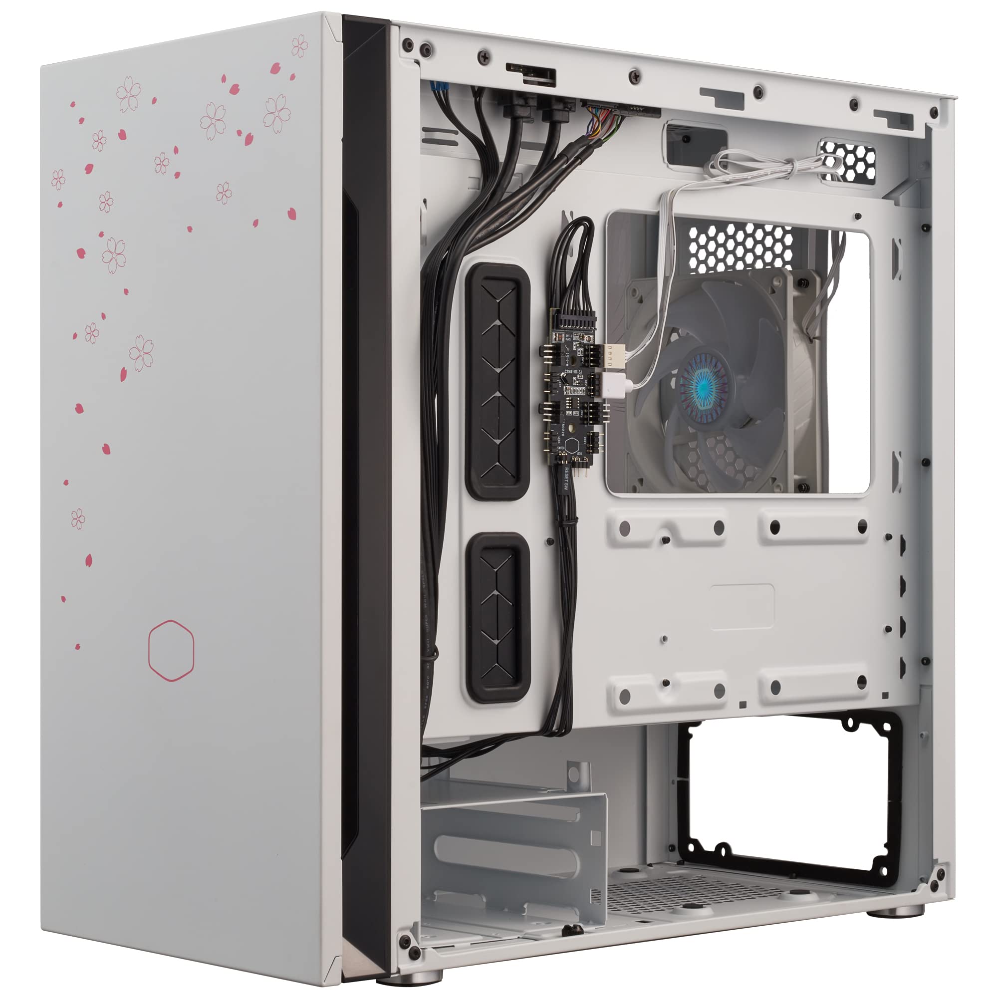 Cooler Master Silencio S400 Sakura Mini-Tower Gehäuse weiß