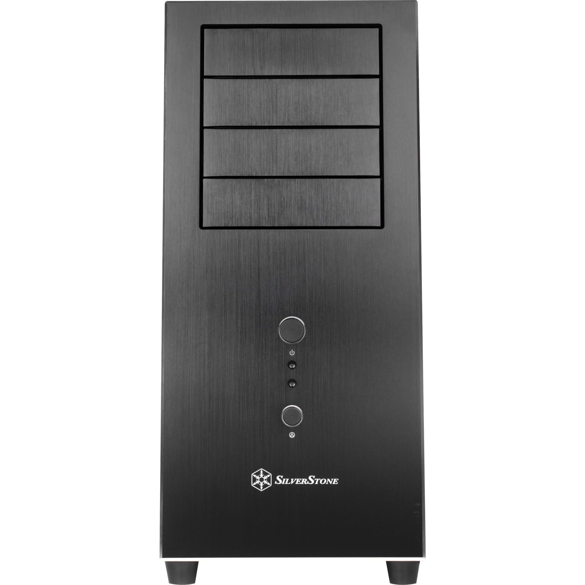 SilverStone Temjin TJ04B-E Midi Tower PC Gehäuse ATX schwarz