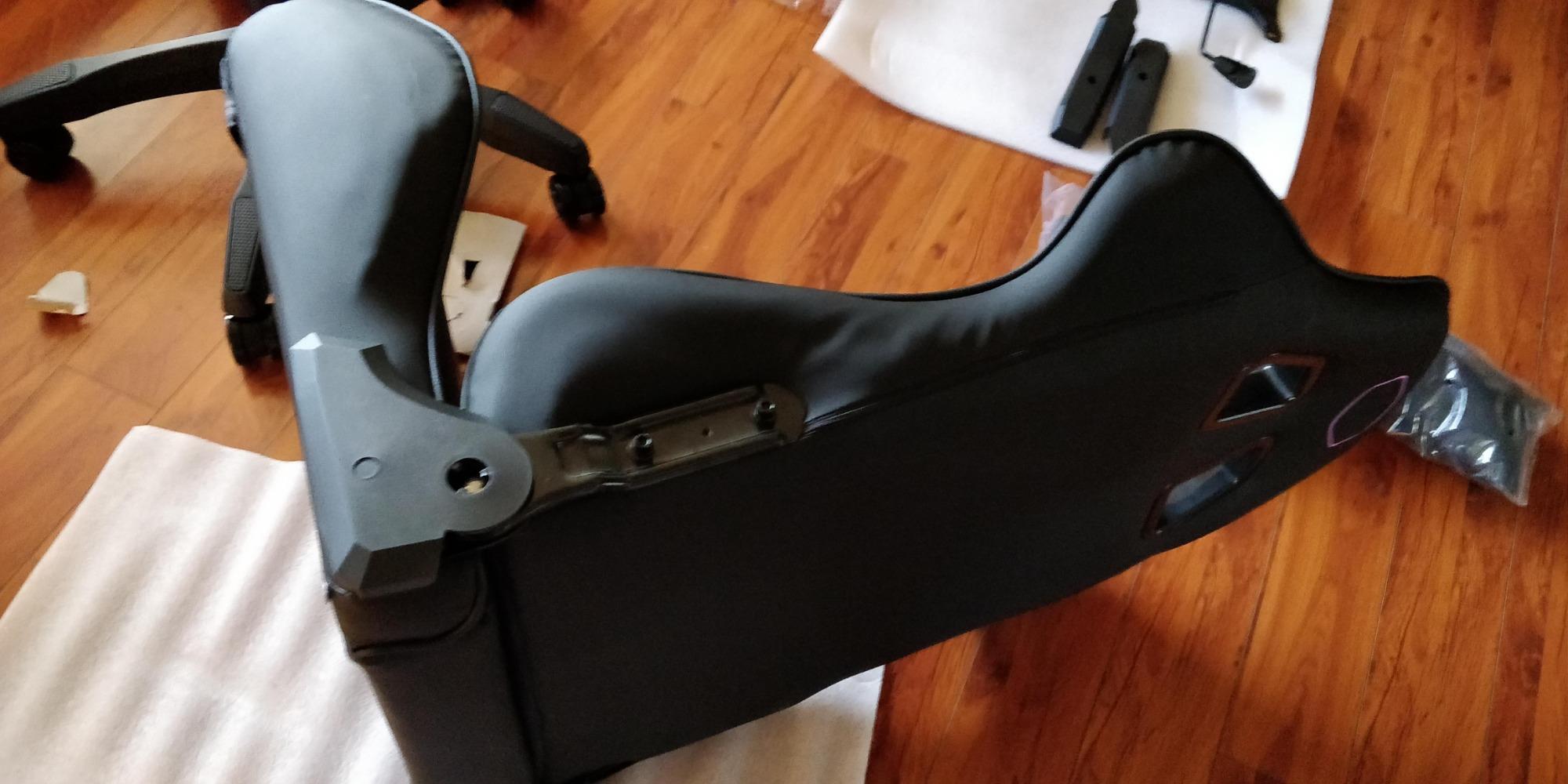 Cooler Master Caliber R1 Gaming-Stuhl Rot PU-Leder ergonomisch