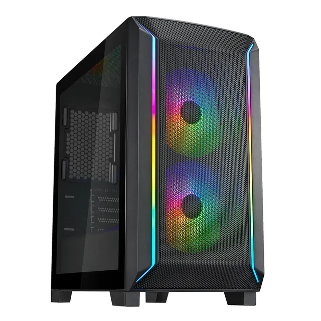 SilverStone FARA FA312Z-BG mATX-Gaming-Gehäuse ARGB