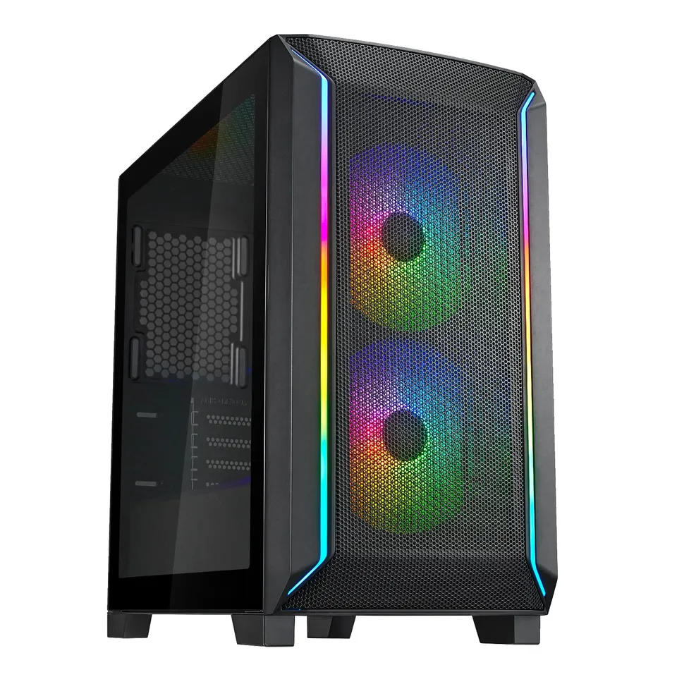 SilverStone FARA FA312Z-BG mATX-Gaming-Gehäuse ARGB