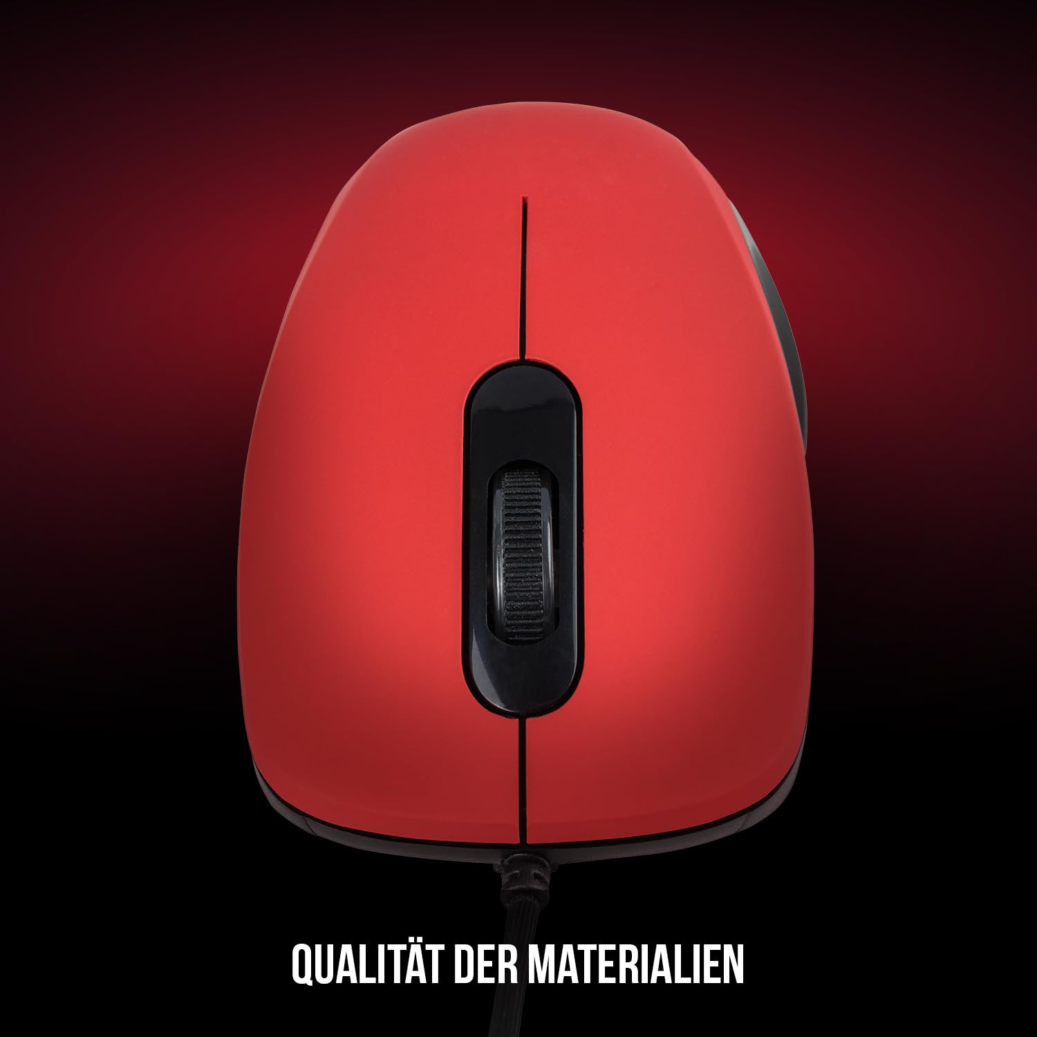 Modecom Mice MC-M10S USB Maus rot leise optisch