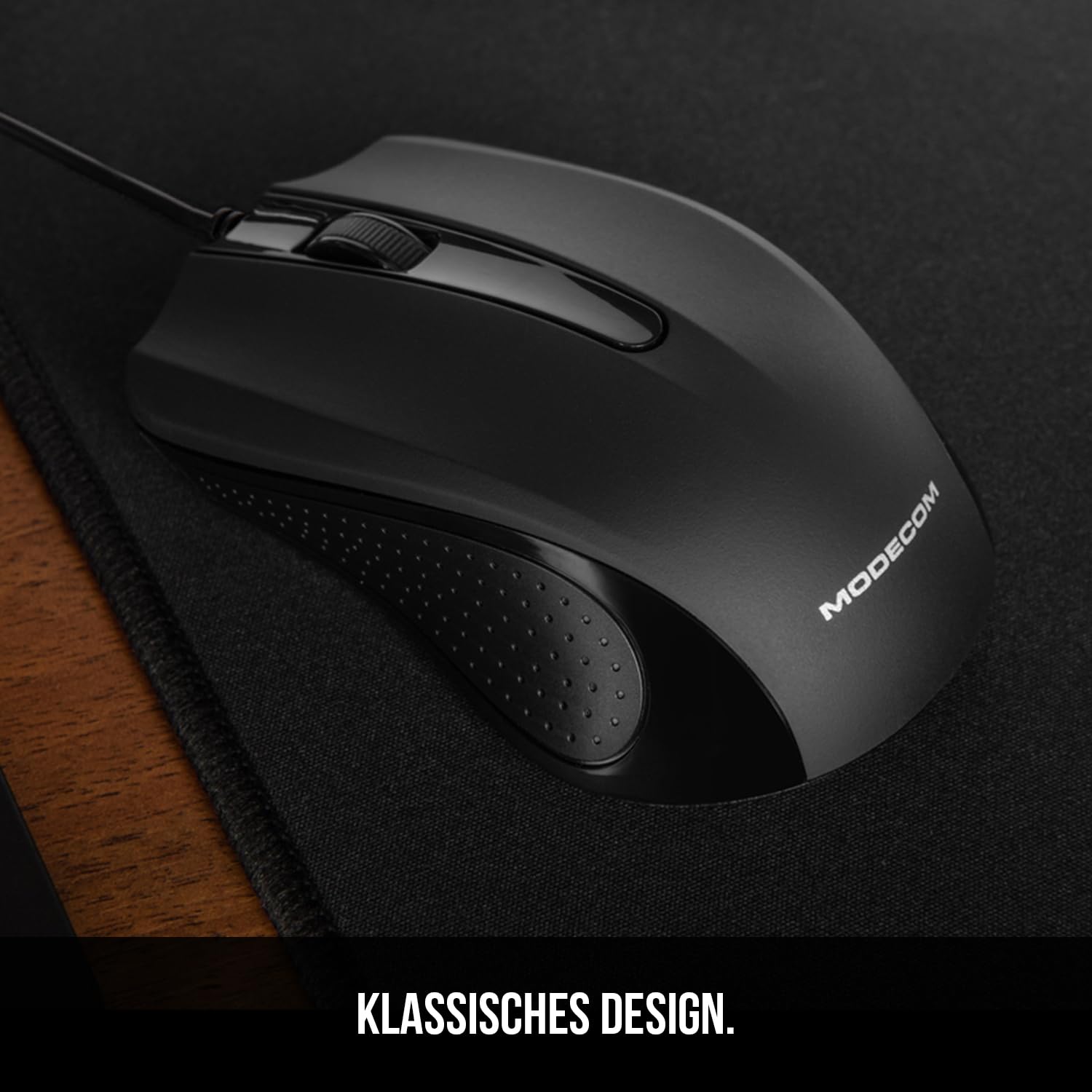 Modecom MC-M9 Kabelmaus Schwarz 1000 DPI USB