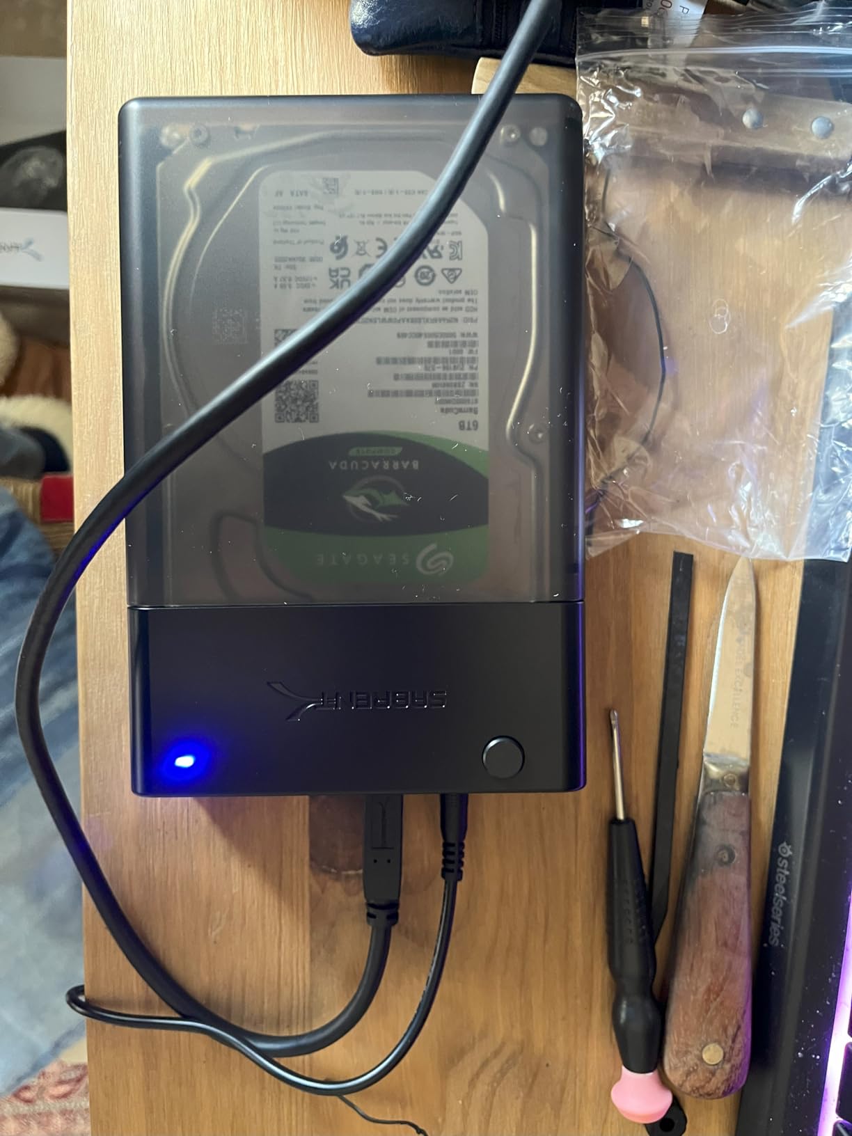 Seagate One Touch Hub 10TB externe Festplatte mit USB-Hub