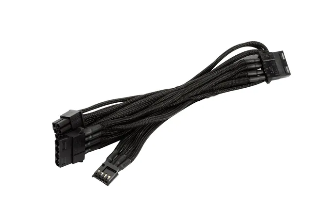 SilverStone PP06B Netzteilkabel Peripheral 100cm schwarz