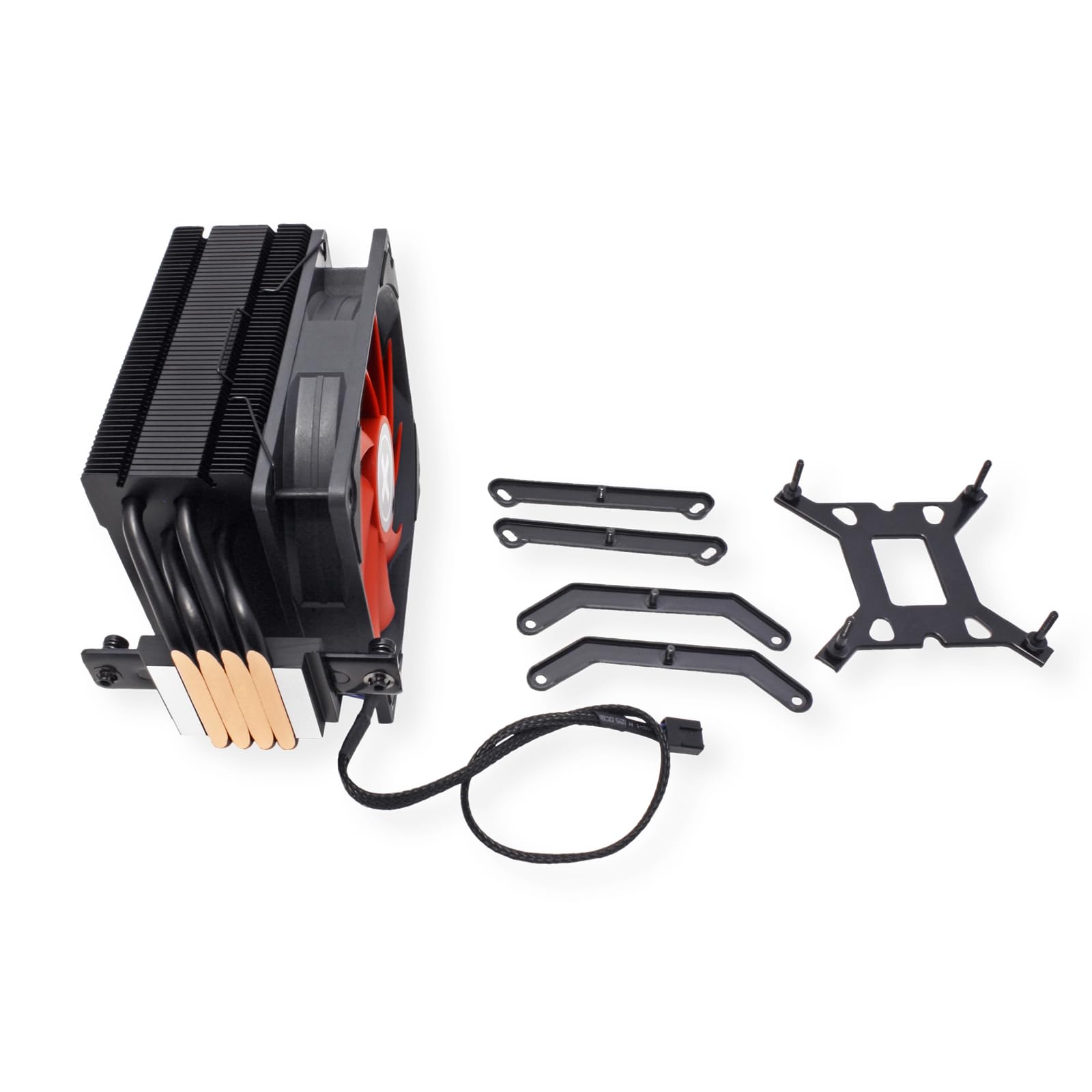 Xilence Performance A+ XC051 CPU Kühler 120mm PWM rot-schwarz