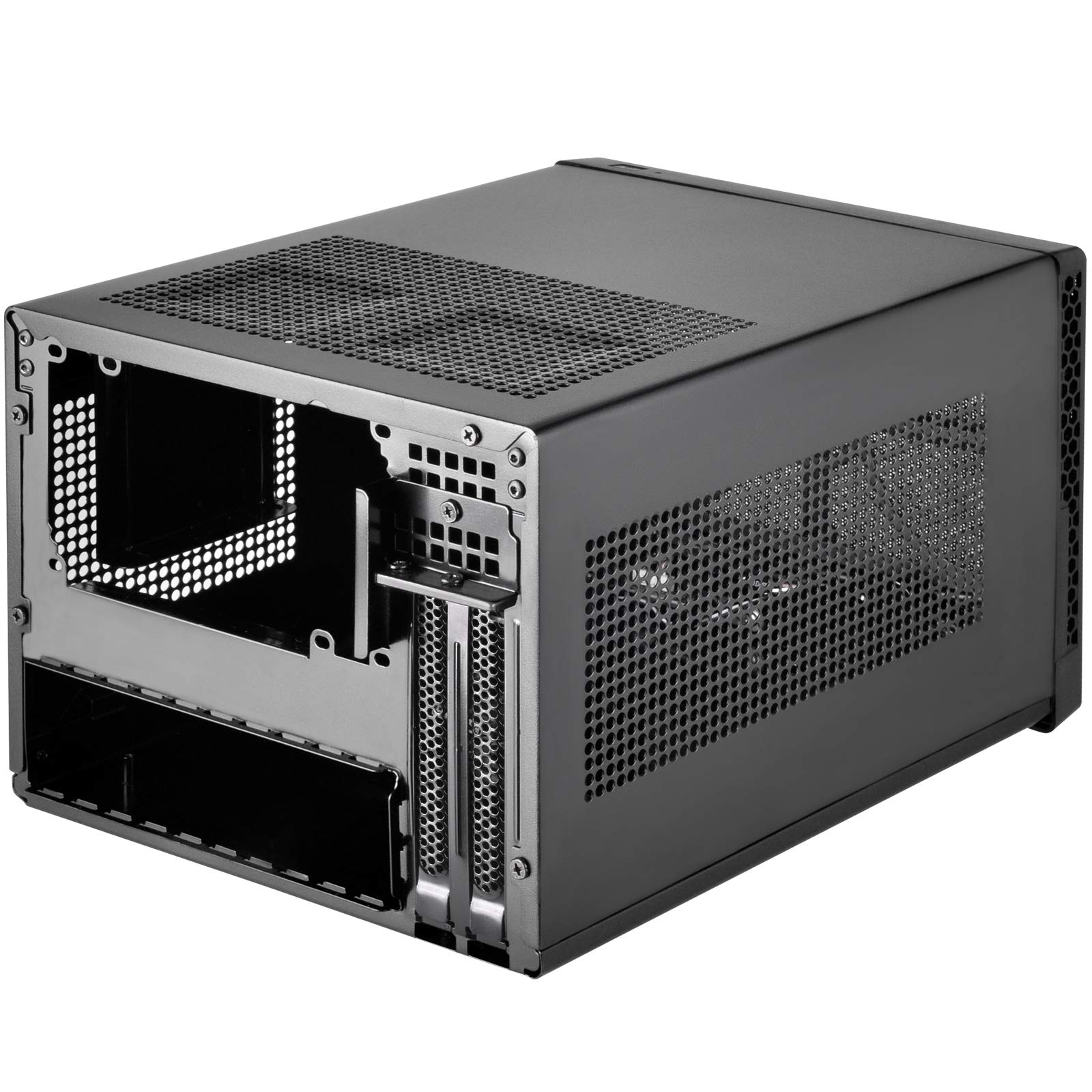 SilverStone SUGO SG13B-C Gehäuse Mini-ITX Mesh Schwarz USB-C