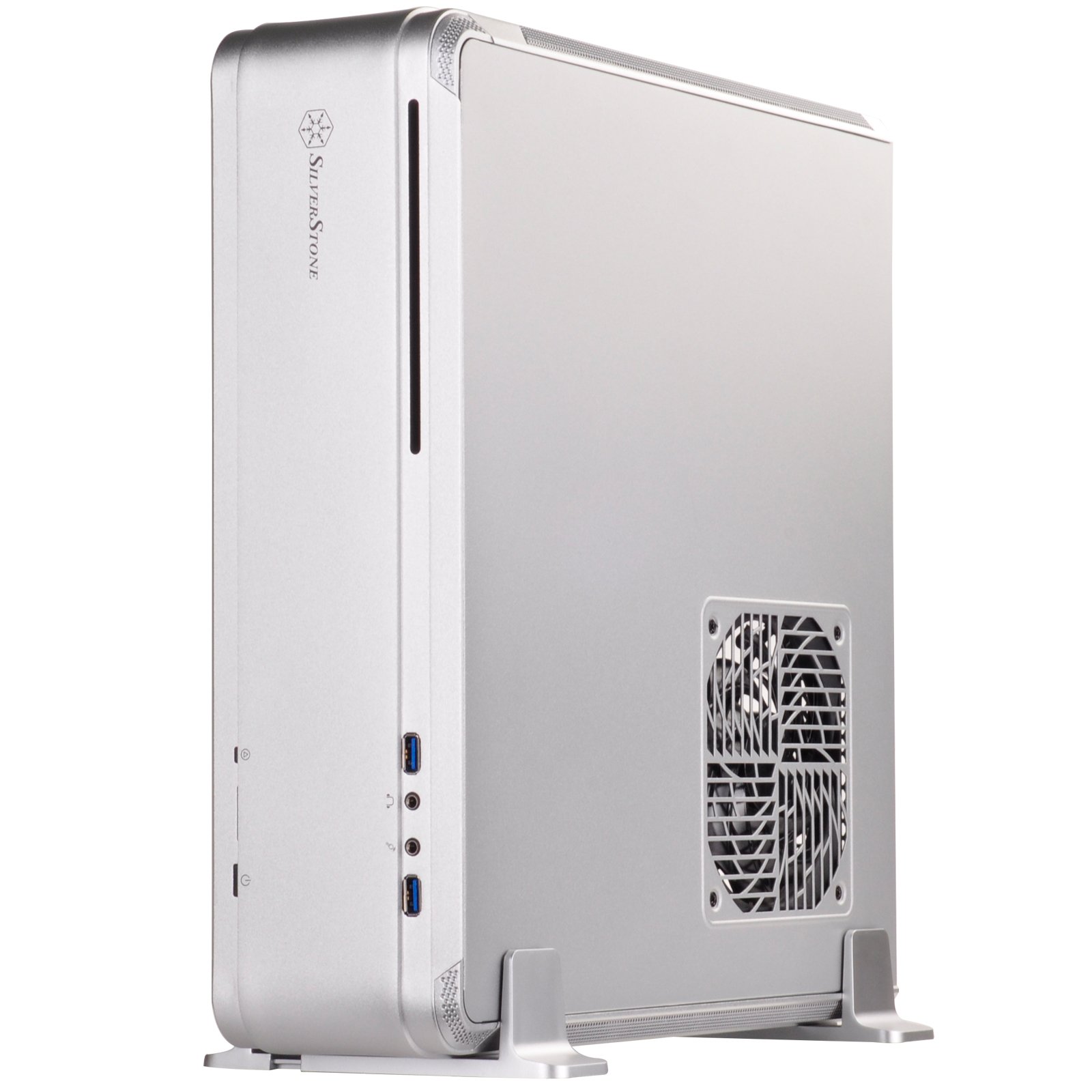SilverStone Fortress FTZ01S Mini-ITX Gehäuse silber