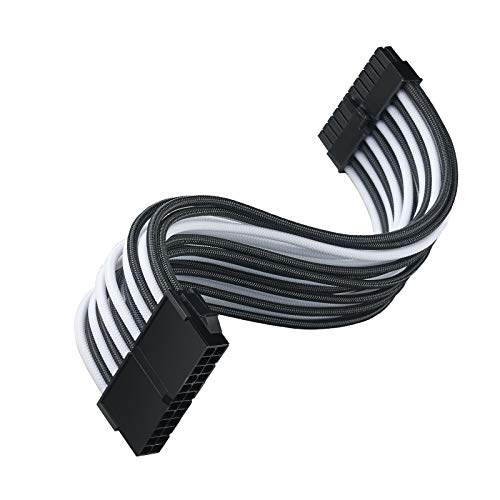 SilverStone PP07E-MBBW Kabelset Verlängerung schwarz-weiß