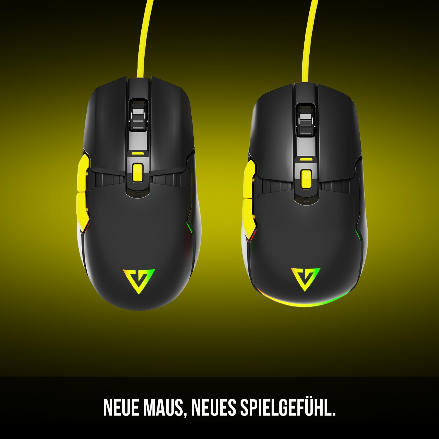 Modecom Volcano Jager Gaming Maus kabelgebunden RGB 12000 DPI