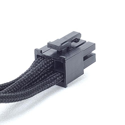 SilverStone PP06B Netzteilkabel Peripheral 100cm schwarz