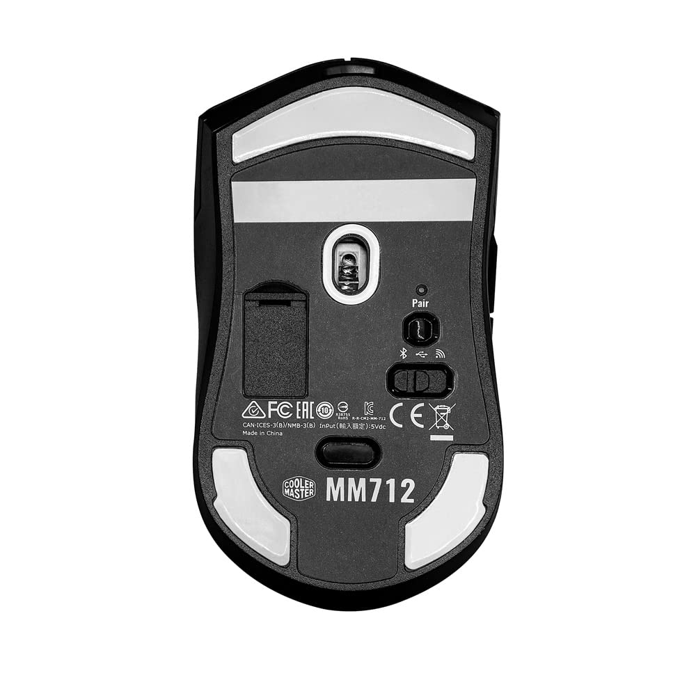 Cooler Master MM712 Wireless Gaming-Maus Schwarz 59g 19K DPI